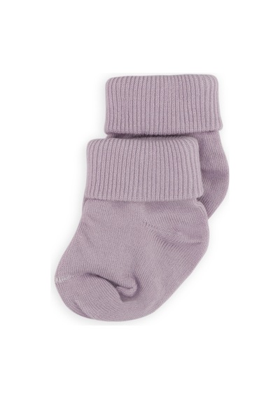Novibaby 2'li Bambu Bebek Çorap I Purple I 0 6 Ay I Lila Yenidoğan Bebek Çorabı Çok Renkli