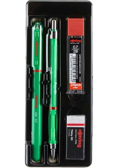 Rotring Visuclick + Jel Okul Seti 0.7 Mm Yeşil