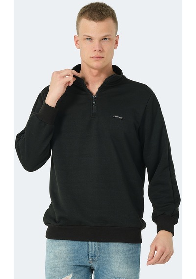 Slazenger SAMMY Erkek Sweatshirt Siyah