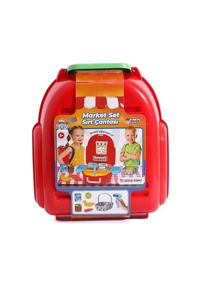 Candy Market Temalı Sırt Çantası