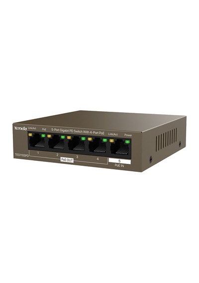 Tenda Teg1105pd 5port 10/100/1000 Poe Extender