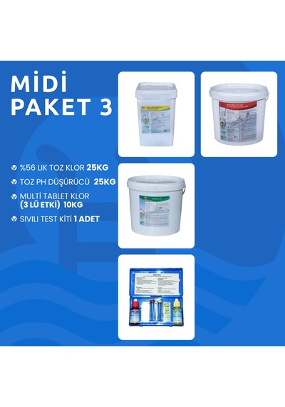 Havuz Bakım Seti Midi Paket 3