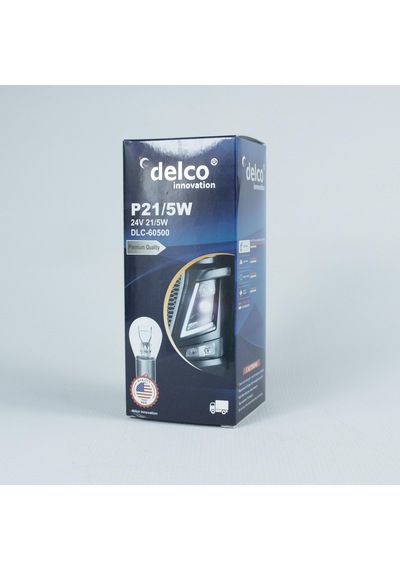 Delco U.s.a P21/w5 24 Volt Halojen Ampul Düz Tırnak 24 Volt 10 Adet Ba15d