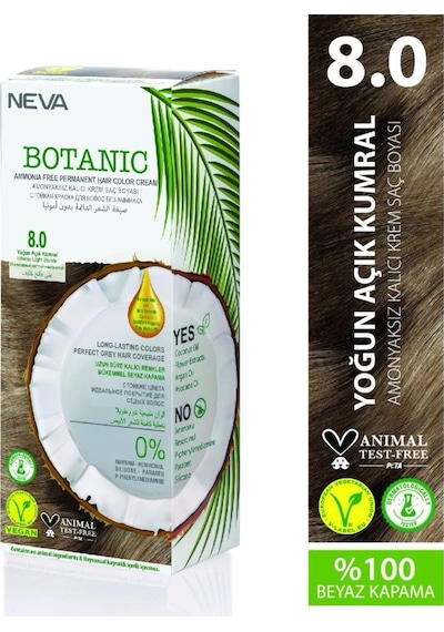 Botanıc Amonyaksız Kalıcı Krem Boya Seti 8.0