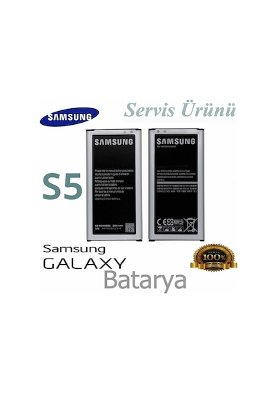 Servis Ürünü Samsung Uyumlu Galaxy S5 Batarya Eb-Bg900Bbegww B