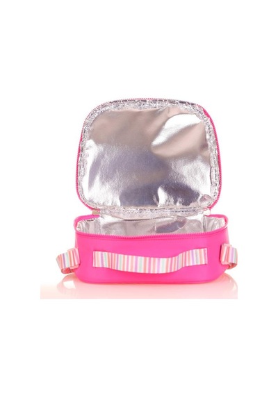 Kaukko Double Stripe Beslenme Çantası Pink K9037 Pembe