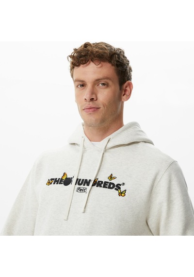 The Hundreds Butterfly Adam Erkek Gri Hoodie