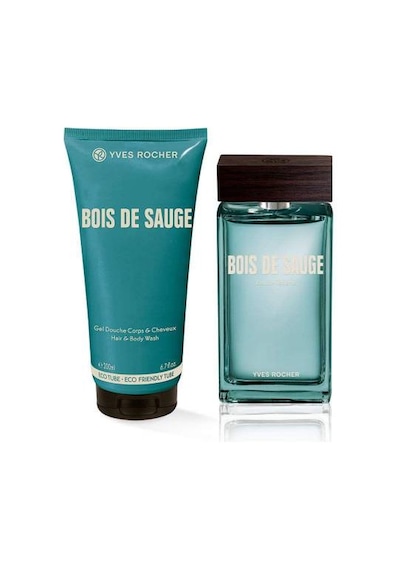 Yves Rocher Bois De Sauge Erkek Parfüm EDT 100 ML + Saç ve Vücut Şampuanı 200 ML