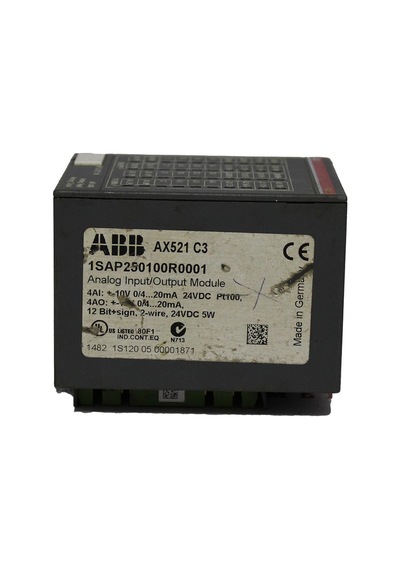 1sap250100r0001 Ax521 S500 Analog Input/output Mod