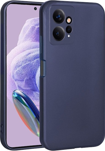 Xiaomi Redmi Note 12 4g Kılıf Zore Premier Silikon Kapak Lacivert
