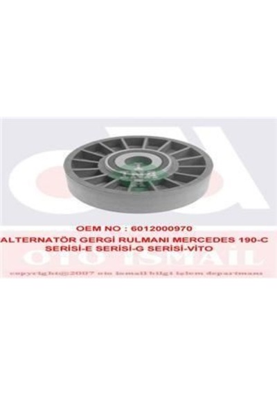 INA 531071810 V KAYIŞ GERGİ RULMANI LT28 LT35 LT46 2.8 TDI ATA