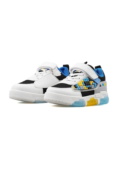 Cool Legos Işıklı Ortopedik Taban Unisex Çocuk Spor Ayakkabı Çok Renkli