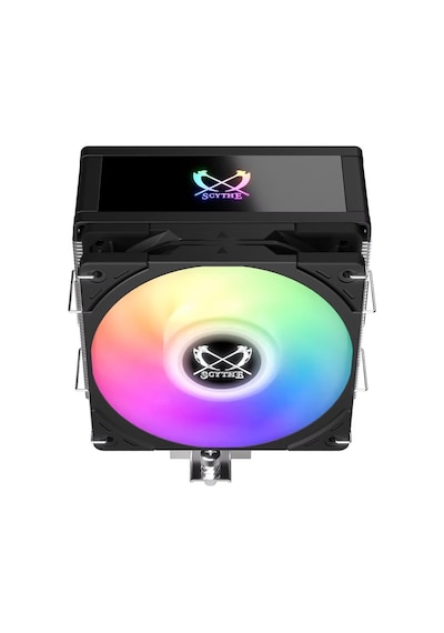 Scythe Mark 4 Argb Scktt-4000ar Original Tasarım 12 Cm Intel Lga1700, Lga1151, Amd Am5, Am4 Desteği, 120mm,yan Akışlı İşlemci Hava Soğutucusu