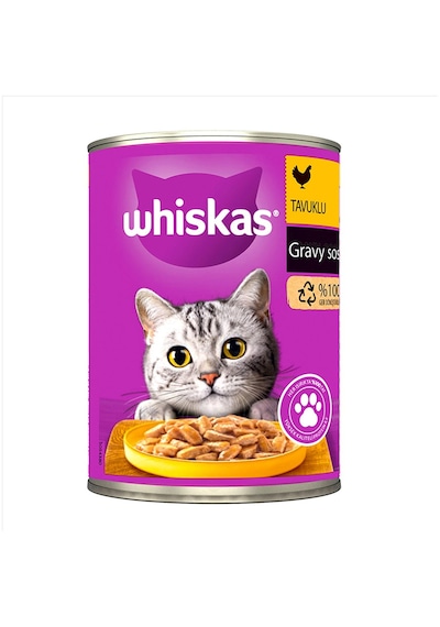 Whiskas 400 Gr Tavuklu Konserve Mama