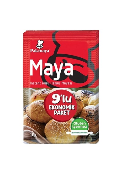 Pakmaya Kabartma Tozu - Vanilya - Instant Maya 12 Li Karma Paket