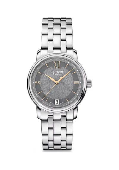 Montblanc Tradition Automatic Date 32 Mm Otomatik Saat 132317 Gri