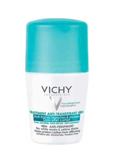 Vichy Hypoallerjenic Transpirant Traces Blances & Jaunes Roll-On 50 ML