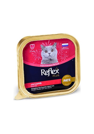 Reflex Plus Pate Kuzu Etli Kedi Konservesi 85 G