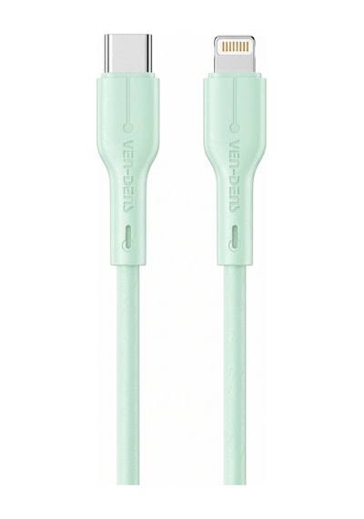 Ven-dens Vd-dc23cl 30 W Pd Type-c To Lightning Hızlı Şarj Ve Veri Kablosu, 1 Metre, Esnek, Yeşil