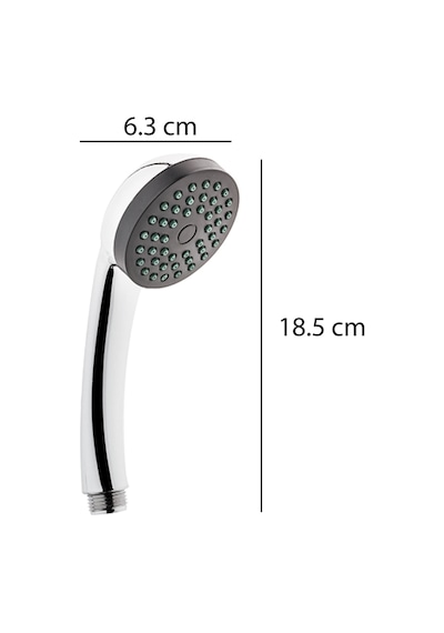 Ahlez Caprice Tasarruflu Duş Başlığı Krom