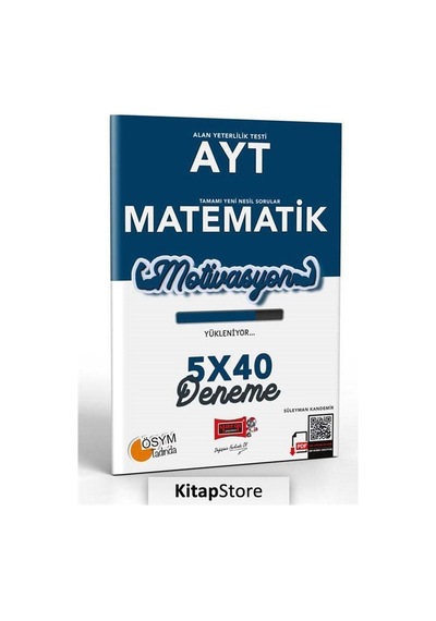 2021 Ayt Matematik 5X40 Motivasyon Deneme Sınavı / Kolektif