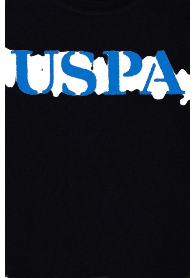U.S. Polo Assn. Çocuk Basic Bisiklet Yaka Tişört SIYAH