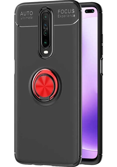 Xiaomi Redmi K30 Kılıf Yüzüklü Magnetli Ravel Case