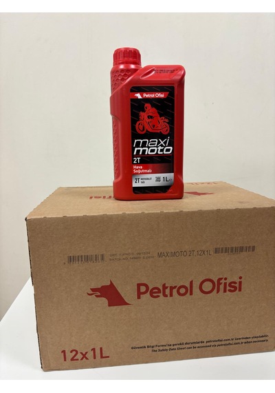 Petrol Ofisi Maxımoto 2t Scooter Motosiklet Yağı 1 Lt X 12 Adet