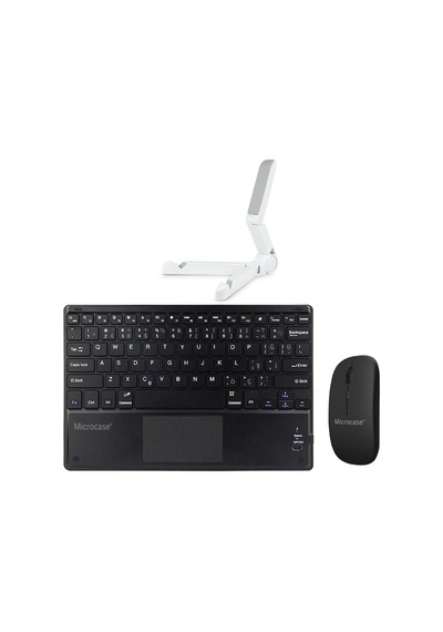 Apple Uyumlu iPad, Air 11 2024 Bt Touchpad Klavye 25cm+mouse+stand-al2759