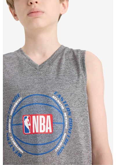 Defacto Erkek Çocuk Nba Wordmark V Yaka Atlet E4847a825hsgr210 Gri