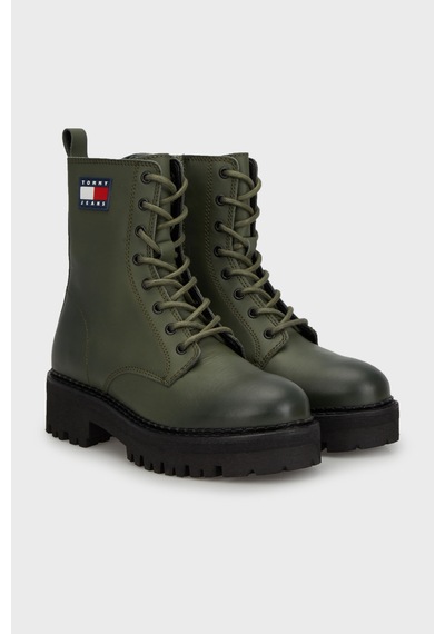 Tommy Jeans Bayan Bot En0en02628 M00 Yeşil Yeşil