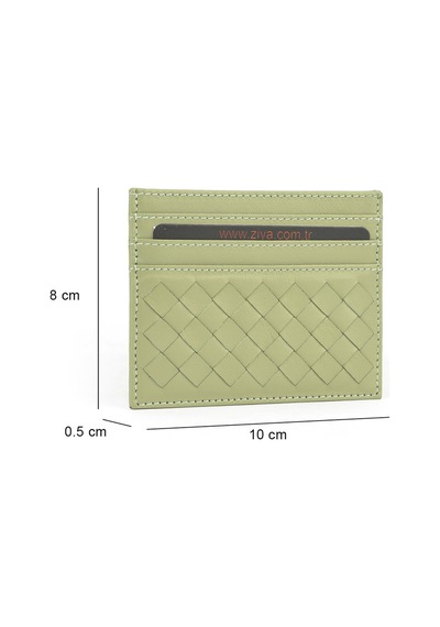 Ziya, Unisex Hakiki Deri Kartlık 1539852z05 Mint 1539852z05 240 Mint