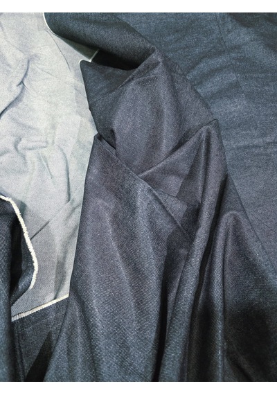 Denim Kot Kumaşı 160cm X 6,5 Metre Siyah