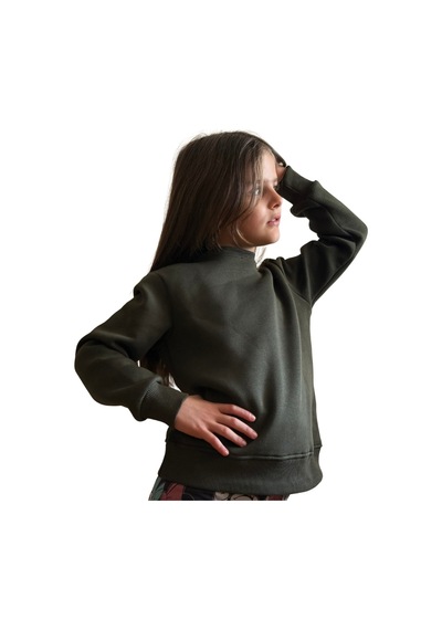 Pxm 3 İplik Şardonlu Premium Kumaş Çocuk Sweatshirt 5-6 / 7-8 / 9-10 Ve 11-12 Yaş Haki Yeşil Haki Yeşil Pxm 3 İplik Şardonlu Premium Kumaş Çocuk Sweatshirt 5-6 / 7-8 / 9-10 Ve 11-12 Yaş Haki Yeşil Haki Yeşil