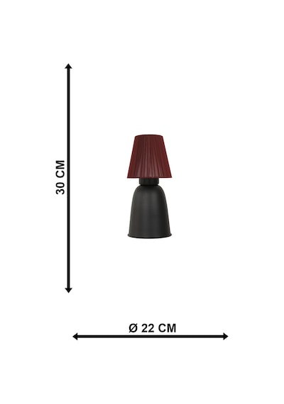 Orlina Masa Lambası Siyah No:02