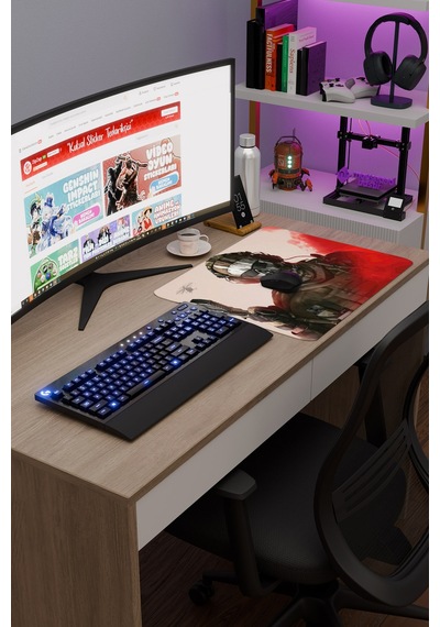 Call Of Duty Kaymaz Dikişli Kauçuk Oyuncu Mousepad V1 - 48x40 Xl Gaming Mouse Pad Fare Altlığı