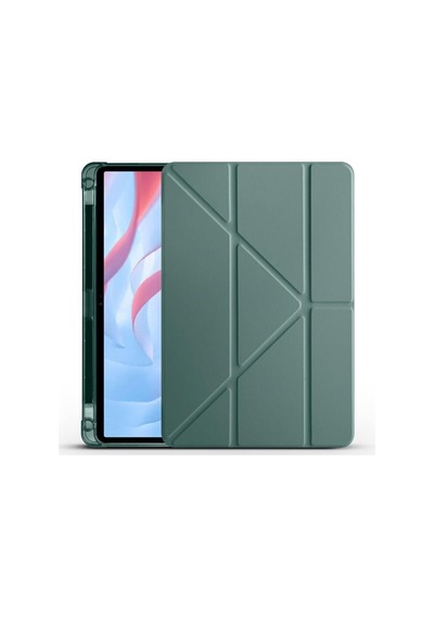 Pad X9 11.5inç İle Uyumlu Kılıf Kalem Bölmeli Trifolding Case Koyu Yeşil Sku: Zeusb0dy52rgl4 Arka Kapak Pad X9 11.5inç İle Uyumlu Kılıf Kalem Bölmeli Trifolding Case Koyu Yeşil Sku: Zeusb0dy52rgl4 Arka Kapak
