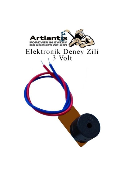 Elektronik Deney Zili 3 Adet Deney Proje Tasarım Zili 3 Volt Alarm Sinyal Zili Haparlör Mini Zil