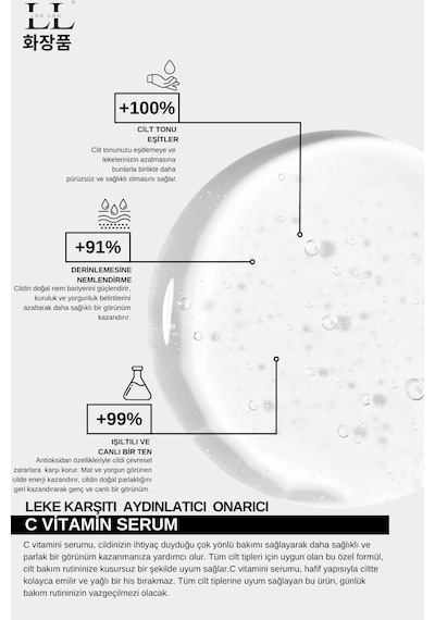 Lau Lau Aydınlatıcı Vitamin C Serum 50 ML