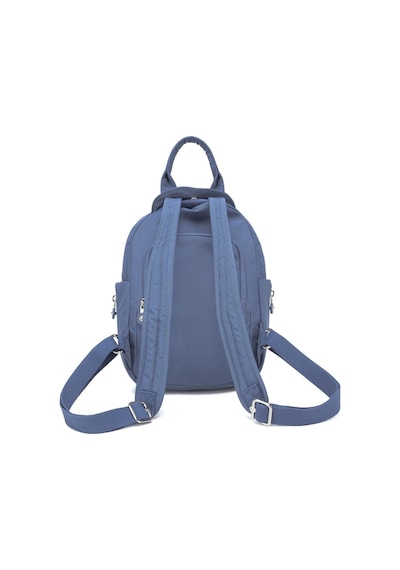 Smart Bags Küçük Boy Krinkıl Kumaş Kadın Sırt Çantası 3386 Mavi