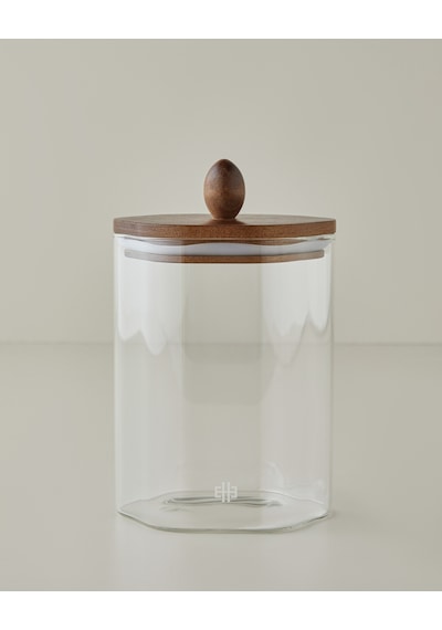 English Home Leona Cam Kavanoz 840 Ml Şeffaf