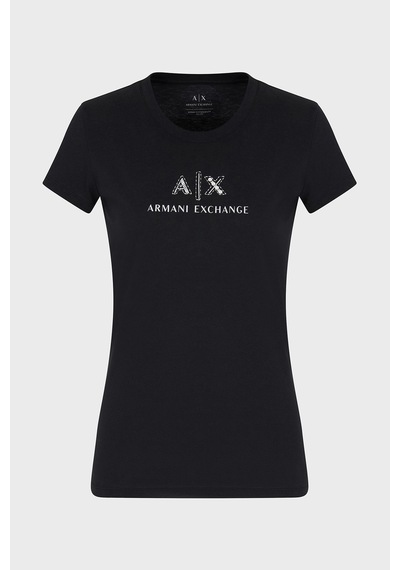 Armani Exchange Bayan T Shirt Xw000386 Af10354 Uc001 Siyah Siyah