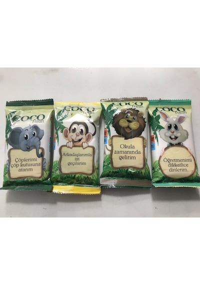 Cocofresh Islak Mendil 36 Adet - 1 Kutu - Renkli Cep Mendil