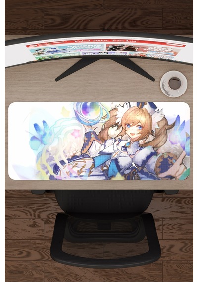 Barbara Genshin Impact Anime Gacha V5 - 70x30 Xl Gaming Mouse Pad Fare Altlığı