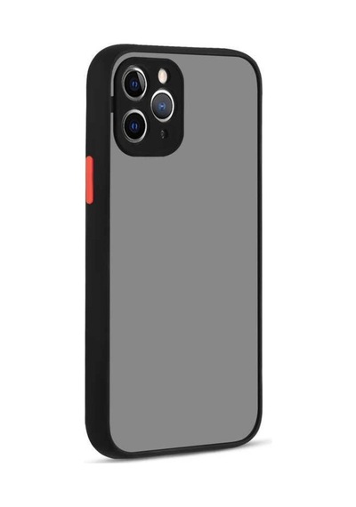 Apple Uyumlu  iPhone 11 Pro Kılıf Zore Hux Düğme Ve Kapak Zıt Renk Kılıf