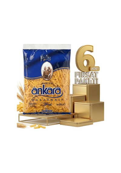 Ankara Erişte Makarna 6x500 Gr