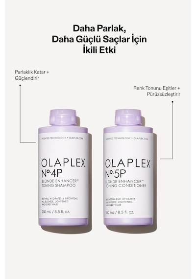 Olaplex Nº.4p Blonde Enhancer Toning Shampoo - Renk Koruyucu & Bağ Mor Şampuan 250 ML
