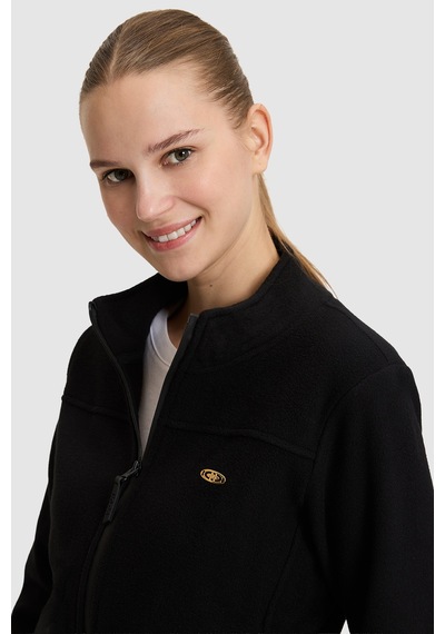 U.S. Polo Assn. Kadın Siyah Örme Hırka 50329022-vr046