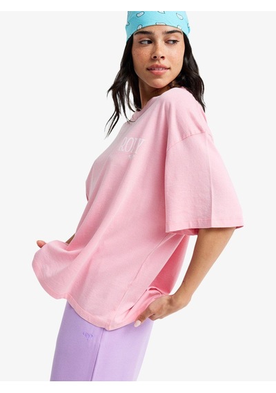 Roxy Talloversize Washed Kadın T-shirt-erjzt06081 Pembe