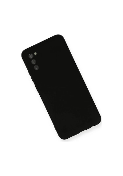 Samsung Galaxy A03s Uyumlu Kılıf Nano İçi Kadife Silikon - Siyah